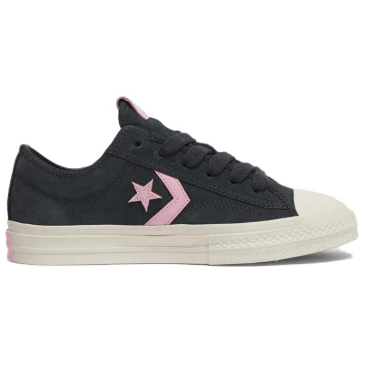 Converse Star Player 76 comfortable and versatile slip-resistant durable low-top skate shoes for both men and women in black