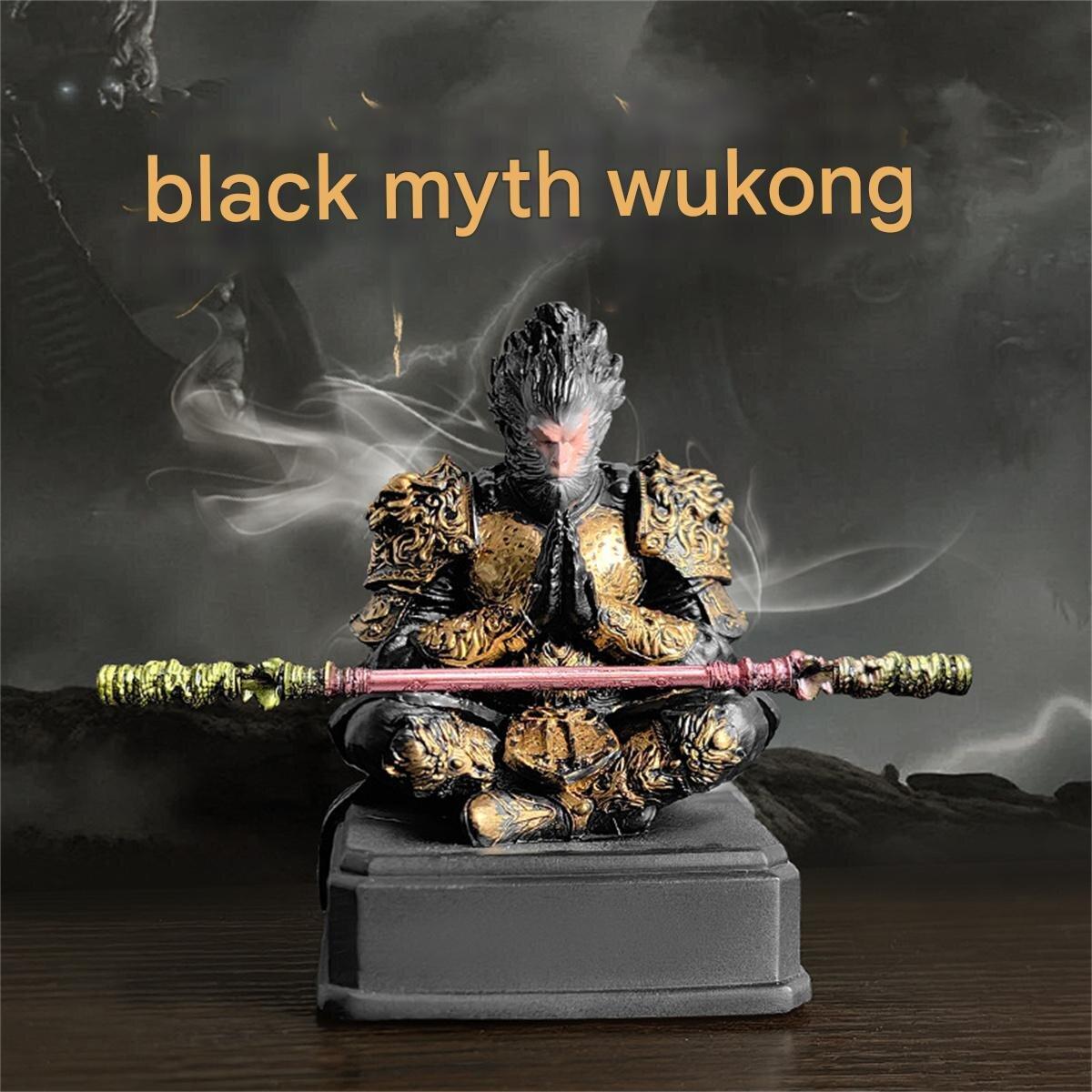 Black Myth: Wukong, the Monkey King, the Chosen One, Resin Decorative Ornament, Game Peripheral, Figure, Model, Journey to the W