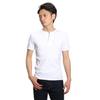 Avirex Daily Henley-Kragen Rippstrick Kurzarm T-Shirt Kleine Größe Weiß Ärmel, S,