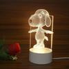 3D LED Night Light: USB Bedside Lamp & Luxury Commemorative Gift