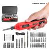 Fast Charging Mini Electric Screwdriver 20Nm 3.6V Rechargeable Cordless Power Tool for Household Repairs and Assembly