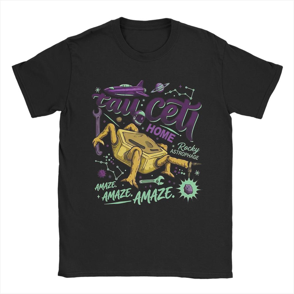 Unique Project Hail Mary La La Land TShirt For Unisex Unisex O Neck 100 Cotton T Shirts Short Sleeve Tees Printed Tops