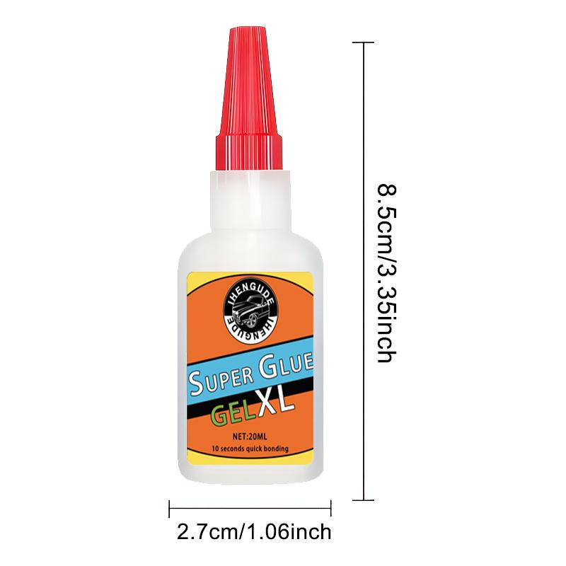 Super Strong Quick-Drying Glue - Fast Bonding In 10 Seconds, Multi-Purpose Adhesive Suitable for Plastic/Metal/Wood/Ceramic/Glass,