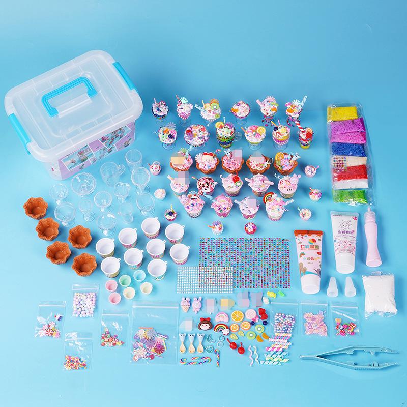 DIY Ice Cream Making Kit for Kids - Toy Food & Cake Simulation
