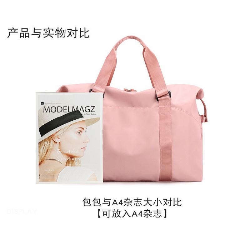 Portable Casual Women's Bag Clothes Dry Wet Separation Fitness Large-capacity Luggage Waterproof Nylon Travel