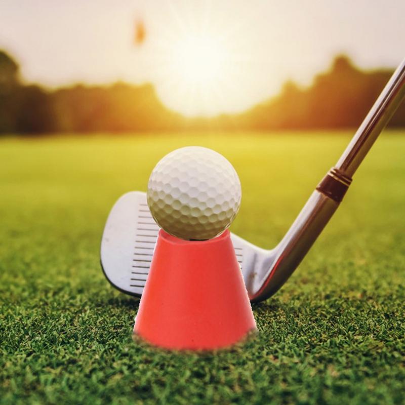 Rubber Golf Tees 4 Pieces Rubber Golf Tees Time-Saving Training Accessories Practice Tool For Chinese New Year Valentine's Day