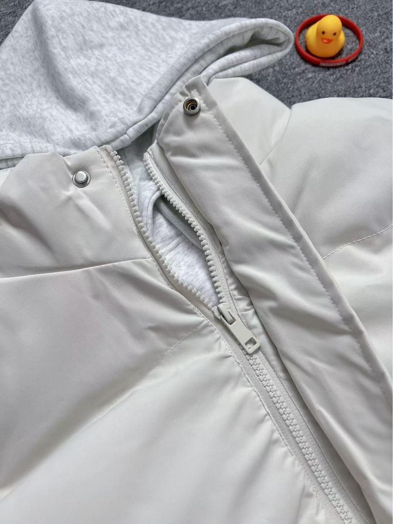 Vestă căptușită pentru bărbați, Toamnă/Iarnă 2025 - Culoare uni, Casual, Călduroasă, Jachetă fără mâneci