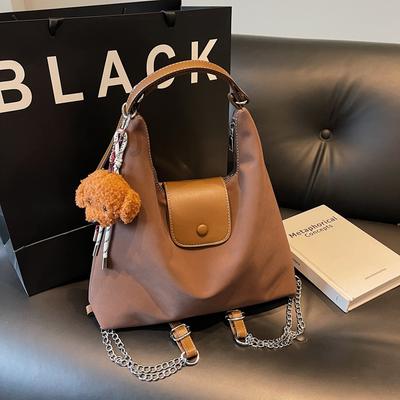 Retro matte Tragetasche mit großem Fassungsvermögen 2025 Herbst und Winter neu lässiger vielseitiger Rucksack