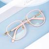 Vintage Blue Light Blocking Reading Glasses Men Women Fashion Oversized Square Presbyopia Luxury Large Far Sight Eyeglasses