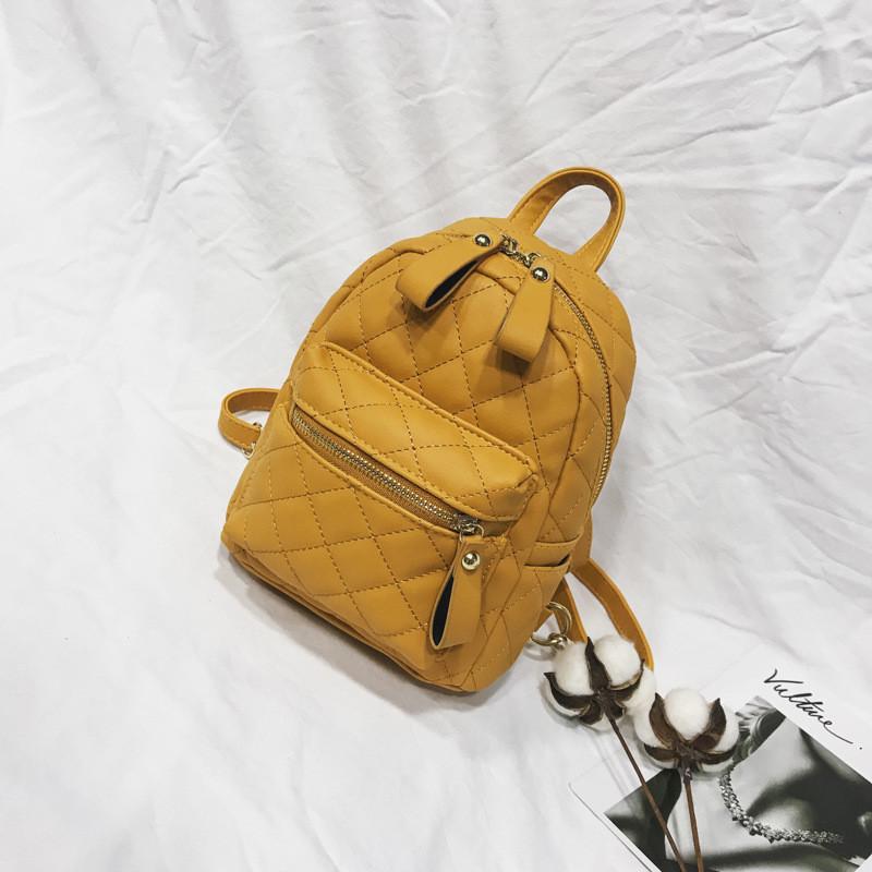 IELGY Diamond Backpack All-Match Backpack Fashion Female Bag