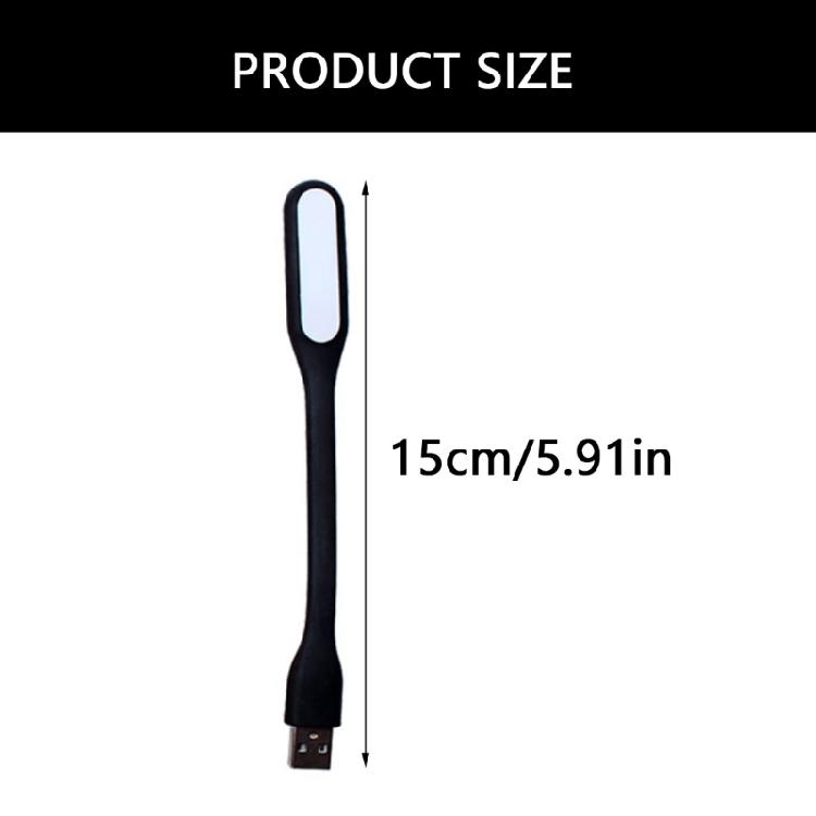 Flexible USB Light LED Gooseneck Lamp Portable Eye Care Night Light for Power Banks and Desktop Computer Compatibility