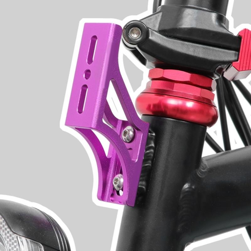 Aluminum Alloys Bike Pig Nose Light Converter Folding Bike Bag Brackets Light Conversions Seat Easy to Installation