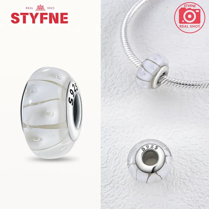 New Arrivals copper Colorful Murano Geometric Line Bead Charms Compatible With Exquisite Authentic Bracelets for Women Jewellery Gifts