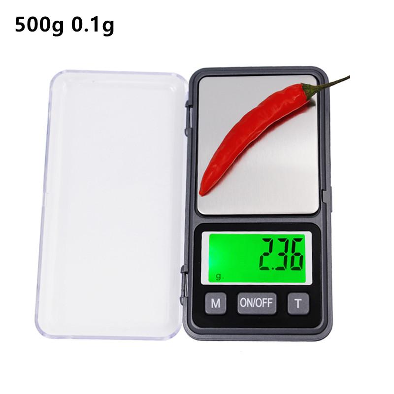 Mini Portable Jewelry Scale Precision LCD Electronic Digital Pocket Scale Gold Silver Diamond Weight Gram Weight Scales 50%Off
