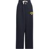 Originals Collegiate Wide Leg Sweat Joggers Side Opening Button Loose Fit Knitted Sports Pants Women Bottoms Deep-Navy-Blue JD6371