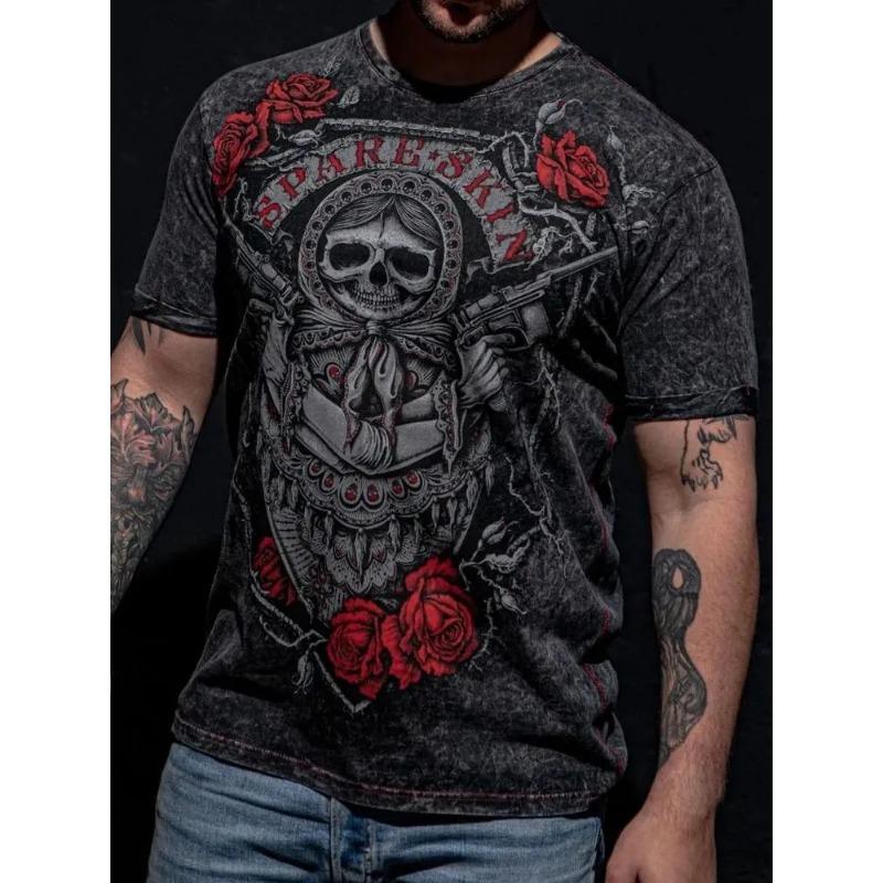 Men s Casual Sports 3D Printed T-shirt M
