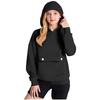 Children's Oversized Pullover Long-Sleeve Hooded Sweatshirt With Button Pockets In Solid Color