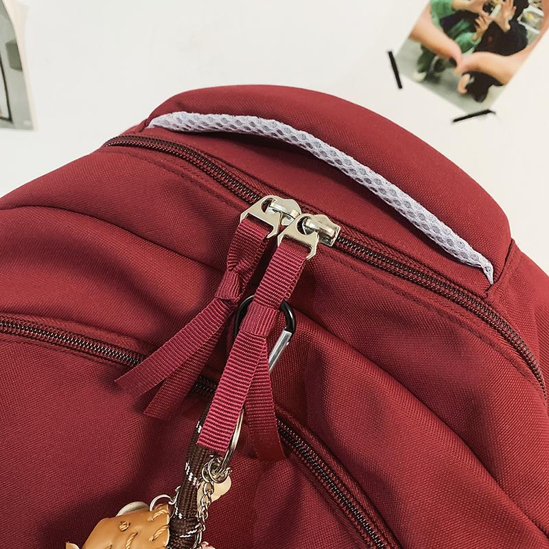 Backpack Men's Large Capacity Computer Travel Backpack Female Junior High School Student Schoolbag