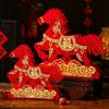 3 D Horse Year Desktop Ornament Blessing Zodiac Horse Figurines  Festive Present