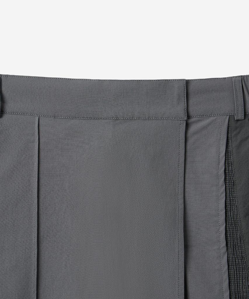 NODE LABS Dev:6 Wrap Skirt Pants_Dark Gray