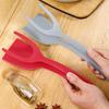 2 in 1 Nylon Griff Klappzange Eierpfannwender Zange Steakpfannwender Französische Klemme Pfannkuchen Bratwender Küchenartikel Küchenzubehör