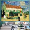 Van Gogh-inspired Decorative Fabric,European Theme,Suitable for Wall Hangings,Sofa Accents,and Bedroom Festive Decoration