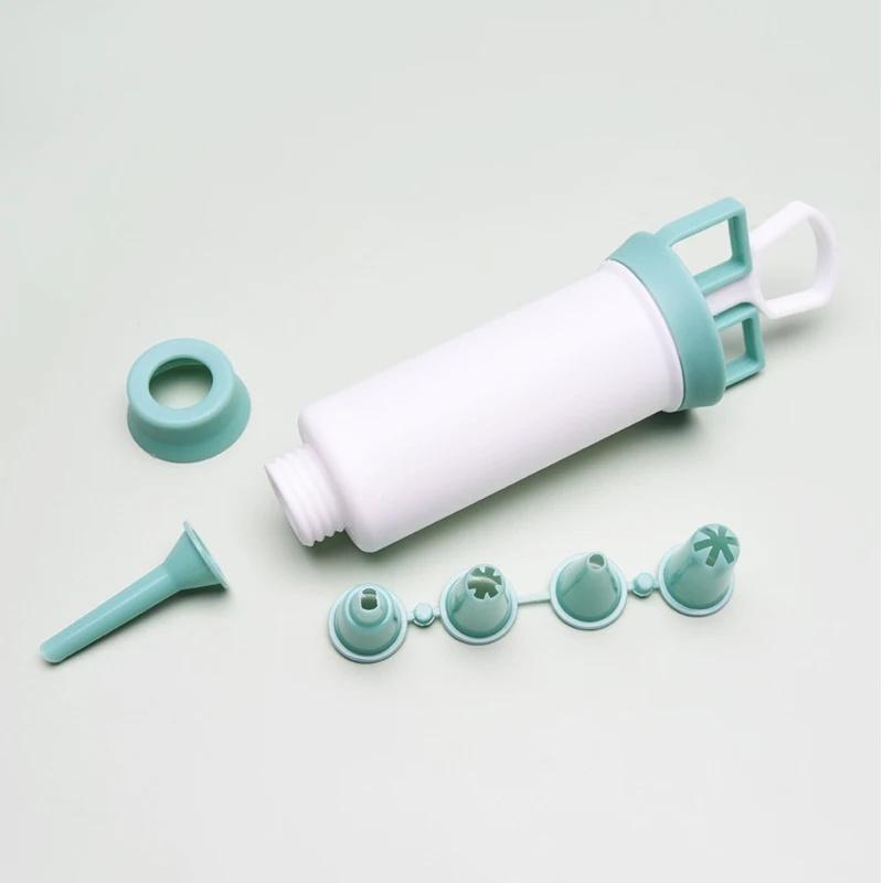 

Сделай сам Ручной пистолет для формовки печенья Набор для пресса для печенья Машина для крема Декорирующая машина для выдавливания Устройство для приготовления чуррос Инструмент для выпечки