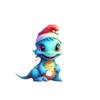 Cartoon Flying Dragon Christmas Tree Ornament - Holiday Home Decoration