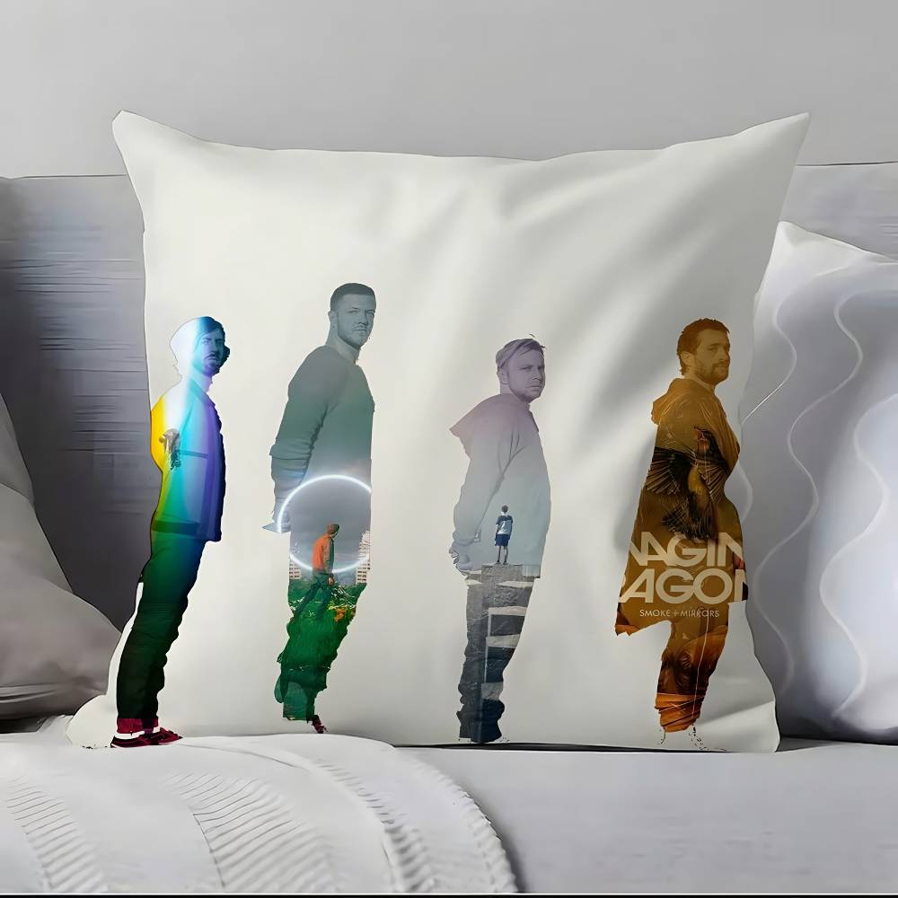 I-Imagine D-D-Dragons Band Pillow Case Pillowcase Soft Skin Friendly & Comfortable With A Hidden Zipper