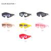 Y2K Luxury Designer Oversized Triangle Sunglasses Vintage Punk Big Frame Popular Shades for Women Men