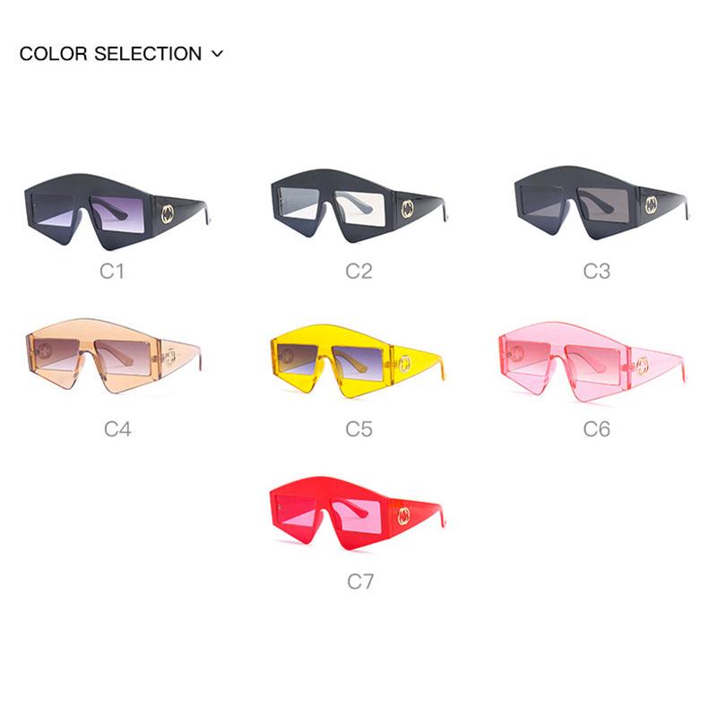 Y2K Luxury Designer Oversized Triangle Sunglasses Vintage Punk Big Frame Popular Shades for Women Men