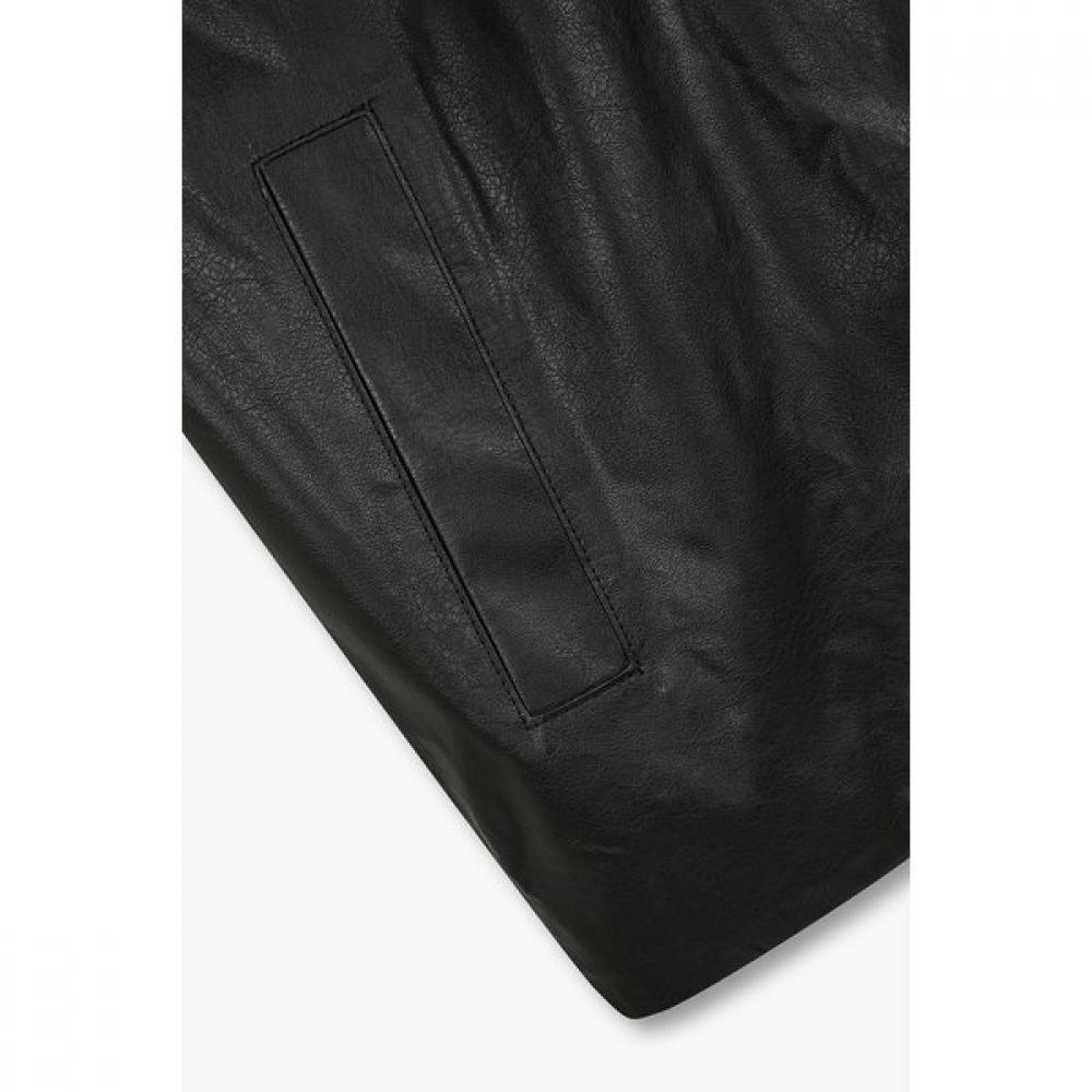 Studio Tomboy Synthetic Leather Hood Jacket 9176161972