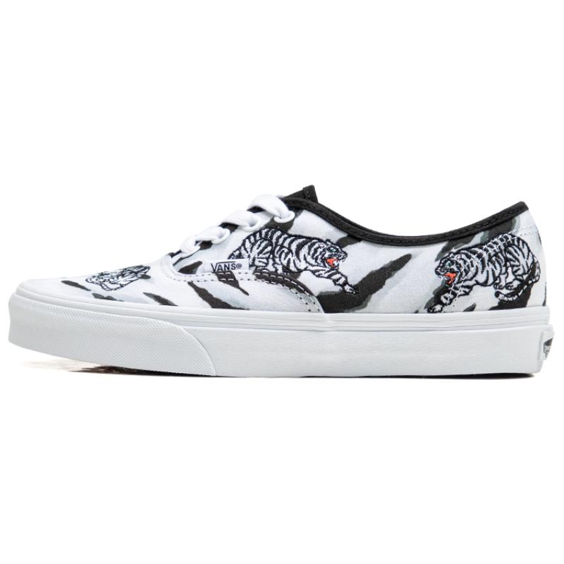 

Vans Unisex Authentic Low Top Sneakers Black/White Vans VN0A5KRDWHT 36.5