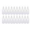 100CPS Squeeze Bottles 10ml Capacity Semitransparent Multifunctional Plastic Empty Squirt Bottle for Paint