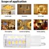 10PCS G9 220V LED Lamp Dimmable Ceramic LED Bulb Replace Halogen Lamp For Chandelier