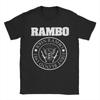 Mens TShirt First Blood Rambo 1982 Seal T Shirts Harajuku Summer Tee Shirt Streetwear 100 Cotton Clothes Plus Size 6XL
