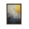 Abstract World of the Raven Abstract World of the Raven, 40X50 Cm, Gold Aluminum Frame, 230 Gsm Matte Paper