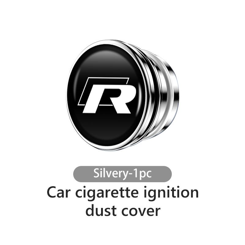 HIJK1 For Volkswagen VW Car Cigarette Lighter Cover DustProof Decoration Cap Golf Polo 4 5 6 Passat B5 B6 B7 CC Jetta Tiguan