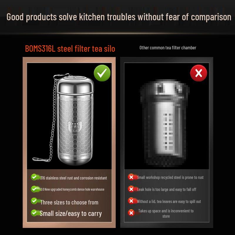 316 Stainless Steel Tea and Coffee Mesh Infuser Strainer