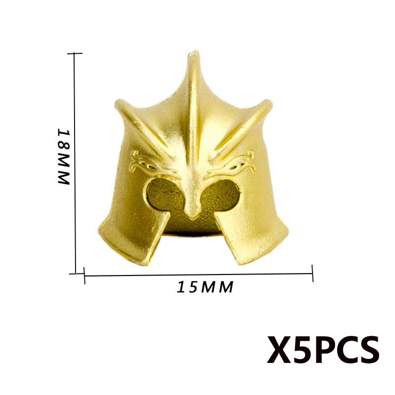 MOC Bausteine Mittelalter Ritter Soldat Actionfiguren Waffen Zubehör Schwert Speer Umhang Weste Helm Rüstung Geschenk Spielzeug Stein