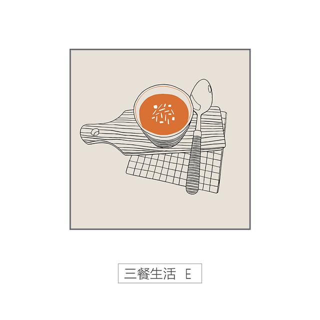 Severské minimalistické zátiší Umělecké obrazy na plátně Domácí dekorace Kreslený obraz do obývacího pokoje Ložnice a obrázky Jídlo Plakát