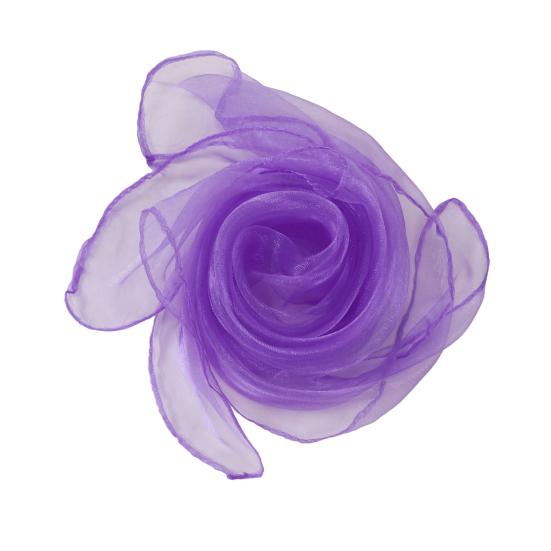 60cm Silky Scarf Washable Reusable Bright Color Portable Foldable Faux Silk Scarf Bags Wallets DIY Accessories