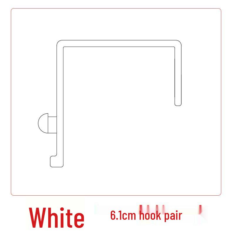 Creative Metal Desktop File Holder with Hanging Divider Hooks