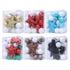 31Pcs Christmas Baubles Ornament Shatterproof Decorative Baubles For Christmas Tree Wedding Winter Festival Celebration