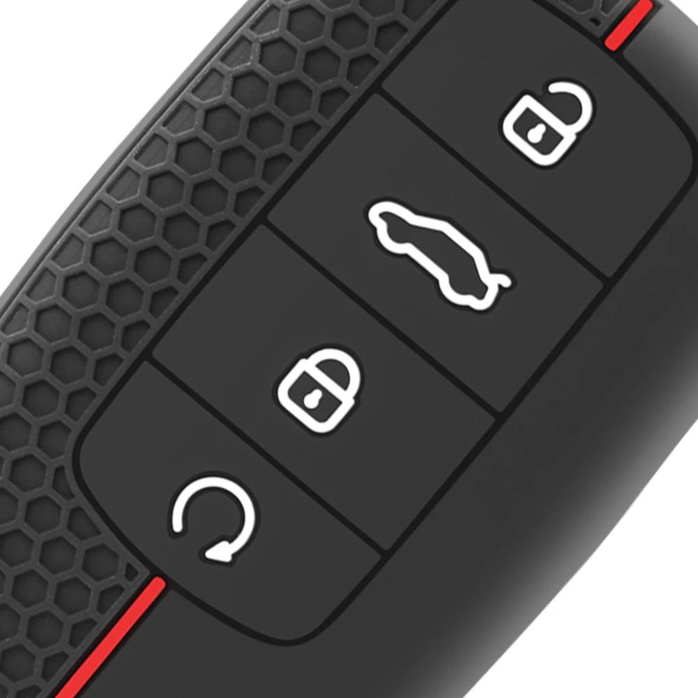 Silikon-Schlüsselanhänger, Autoschlüssel, Zubehör, Halter, Schlüsselhülle für Chery Omoda 5 C5 Tigo 7 8 Pro Max Tigo 7 8 Plus Arrizo 5 Plus