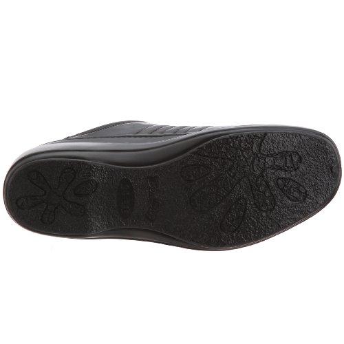 Bonstep 7008 Women's Black Walking Shoes, Size 24.5 (3E)