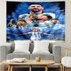 Weltcup-Feier Messi Wandteppich zum Aufhängen für Schlafzimmer, Wohnzimmer, Spielzimmer, Dekorations-Kunstzimmer Wandteppich Feiertags- und Geburtstagsgeschenke
