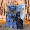 Warhammer Flannel Blanket Soft Warm All-Season Throw, Design for Camping, Car Travel, Hiking Sofa, Bed, Office Perfect Gift for Parties