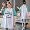A Large Number of New Maternity Loose Shirts, Tops, Pure Cotton for Pregnant Women, Spring and Summer Short-sleeved T-shirts, Fashionable Hot Mom Tide