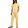 Nike T Shirts Men's Yellow Crew Neck Moderate Straight Fit DZ2887-725